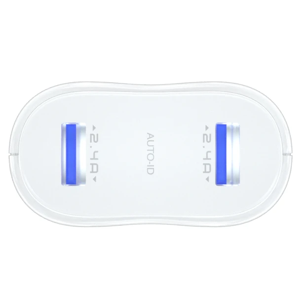 СЗУ-адаптер Moxom HC-60 + Type-C-кабель (Белый)