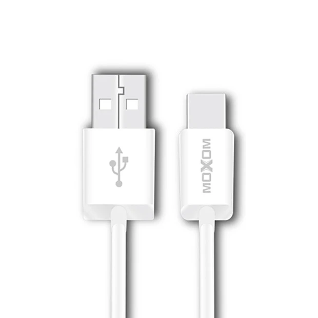СЗУ-адаптер Moxom HC-60 + Type-C-кабель (Белый)