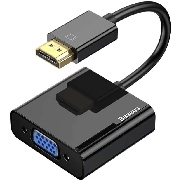 Переходник Baseus с HDMI 4K на VGA + Micro + DC3.5 (Адаптер - конвертер)