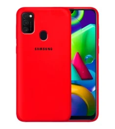 Силикон Original Case Samsung Galaxy M21 (2020) (Красный)