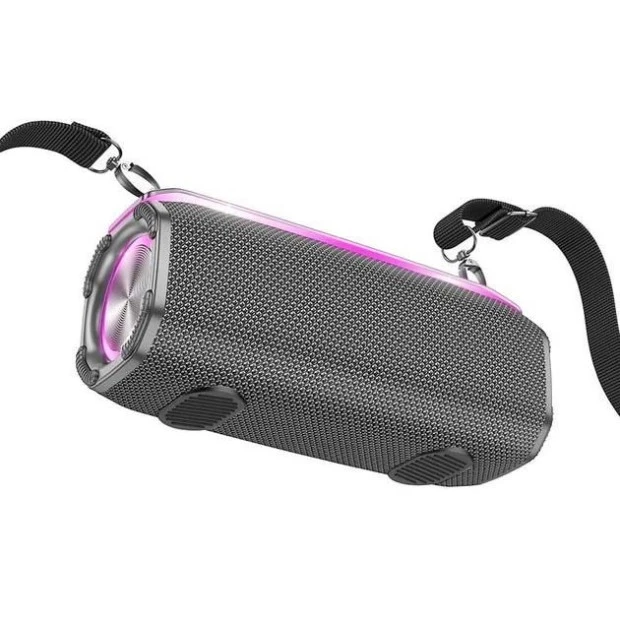 Портативная акустика Hoco HC23 RGB (Grey)