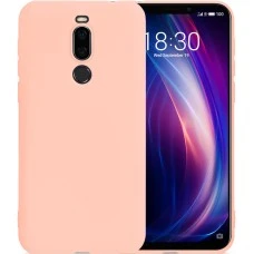 Силиконовый чехол iNavi Color Meizu X8 (Розовый)