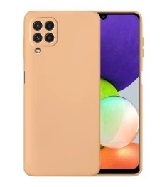 Силикон Original 360 Case Samsung Galaxy A22 (ShutCam) (Персиковый)