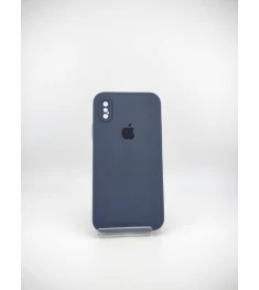 Силіконовий чохол оригінальний квадратний RoundCam для Apple iPhone X  /  XS (09..