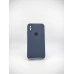 Силіконовий чохол оригінальний квадратний RoundCam для Apple iPhone X / XS (09) Midnight Blue Силіконовий чохол оригінальний квадратний RoundCam для Apple iPhone X / XS (09) Midnight Blue