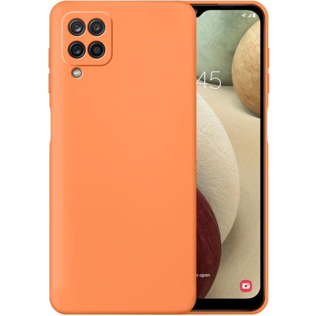 Силикон Wave Case Samsung Galaxy A12 (2020) (Персиковый)