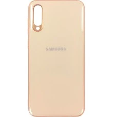 Силиконовый чехол Zefir Case Samsung Galaxy A30s / A50 / A50s (2019) (Розовое-золото)