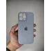 Силіконова оригінальна кругла камера Apple iPhone 13 Pro Max (світло-синій)