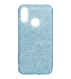 Силикон Glitter Xiaomi Redmi Note 7 (Голубой)