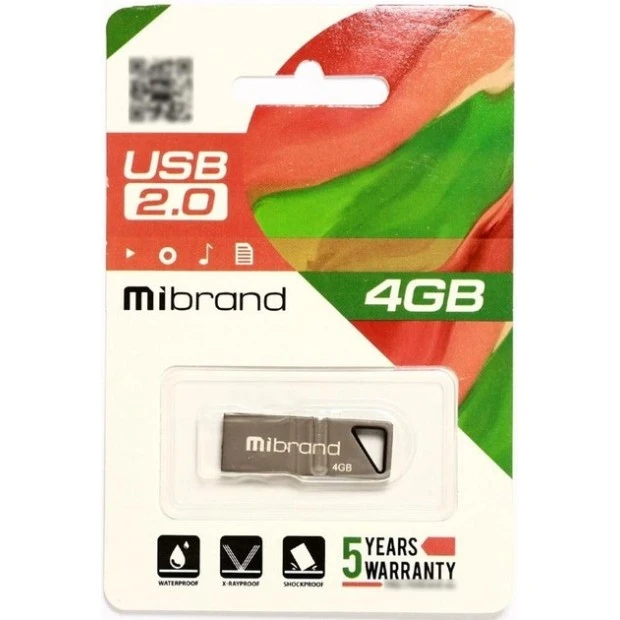 USB 2.0 флеш-накопитель Mibrand Stingray 4Gb