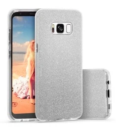 Силикон Glitter Samsung Galaxy S8 (G950) (Серебряный)