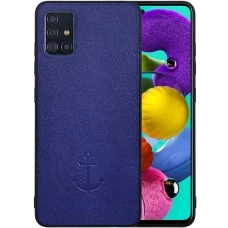 Накладка Anchor Leather Samsung Galaxy A51 (2020) (Синий)