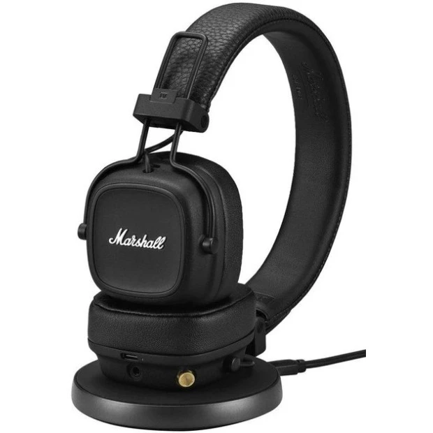 Бездротові накладні навушники-гарнітура Marshall Major 4 (Чорний)