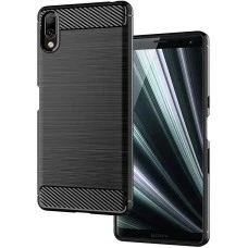 Силикон Polished Carbon Sony Xperia L3 (Чёрный)