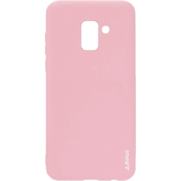 Силиконовый чехол iNavi Color Samsung Galaxy A6 (2018) A600 (персик)