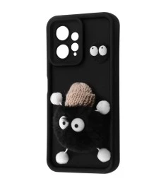 Чохол Pretty Things Case для Xiaomi Redmi Note 12 4G (Чорний / Пухнастий Чорний)..