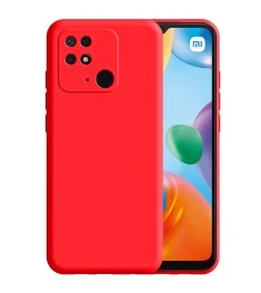 Силіконовий чохол Original Xiaomi Redmi 10C (ShutCam) (Червоний)