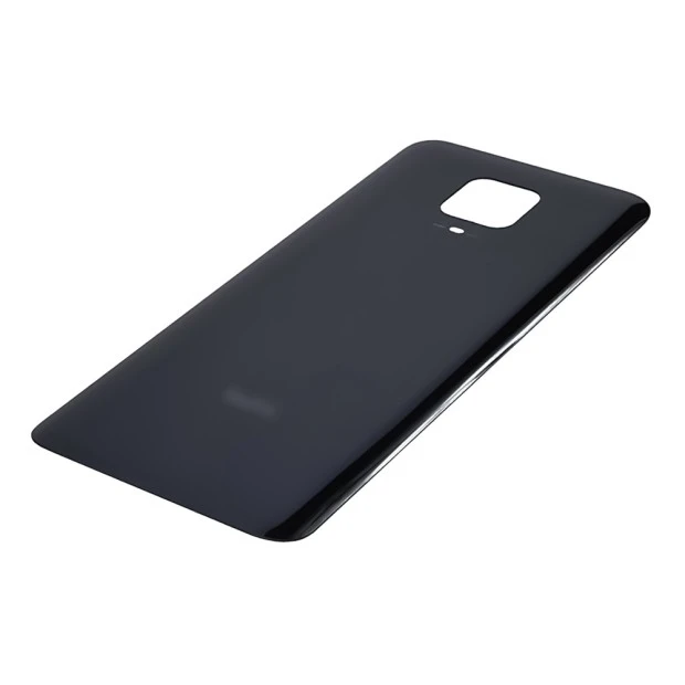 Заднее стекло корпуса для Xiaomi Redmi Note 9S/ Note 9 Pro Black (чёрное)