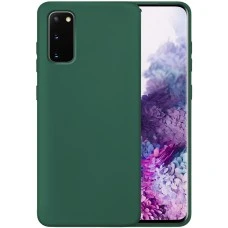 Силикон Original 360 Case Samsung Galaxy S20 (Темно-зеленый)