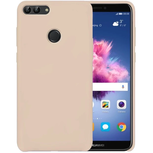 Силикон Original Case Huawei P Smart (Бежевый)