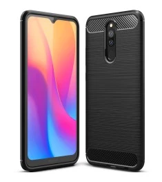 Силикон Polished Carbon Xiaomi Redmi 8 (чёрный)