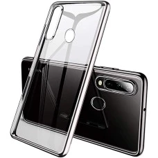 Силикон UMKU Line Huawei P30 Lite (Серебряный)