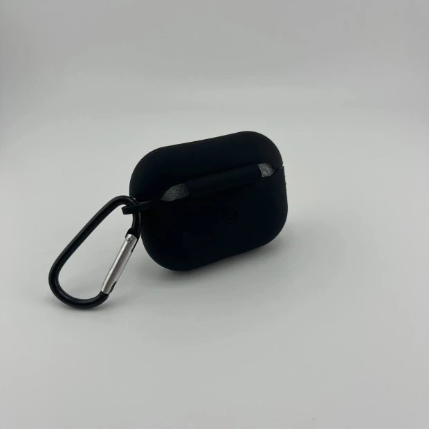 Чохол для навушників Full Silicone Case Apple AirPods Pro (07) Чорний