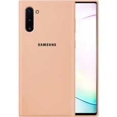 Силикон Original Case Samsung Galaxy Note 10 (Пудровый)