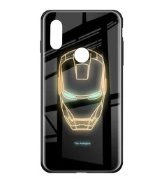 Накладка Luminous Glass Case Xiaomi Redmi 7 (Ironman)