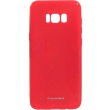 Силіконовий чохол Molan Shining для Samsung S8 Plus (Світло-червоний)