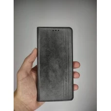 Чехол-книжка Leather Book Xiaomi Redmi Note 8 Pro (Серый)
