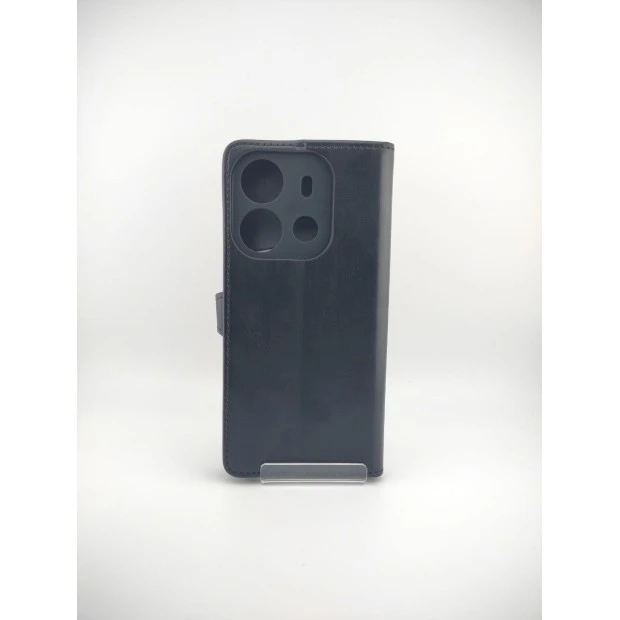 Чехол-книжка Leather Book Gallant Tecno Spark Go 2023 (Чёрный)