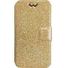 Чехол-книжка Shining Universal 4.5" (золотой)
