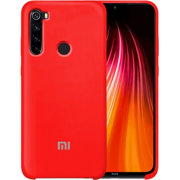 Силикон Original Case Xiaomi Redmi Note 8T (Красный) (уценка) 1 категория