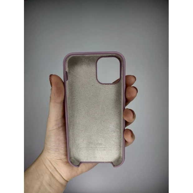 Силіконовий оригінальний чохол Apple iPhone 12 mini (01) Колір: Журавлина