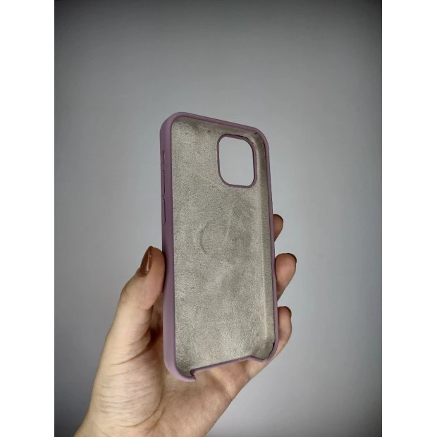 Силіконовий оригінальний чохол Apple iPhone 12 mini (01) Колір: Журавлина