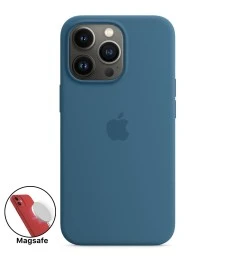 Силіконовий оригінальний чохол MagSafe для Apple iPhone 13 Pro (Blue Jay)
