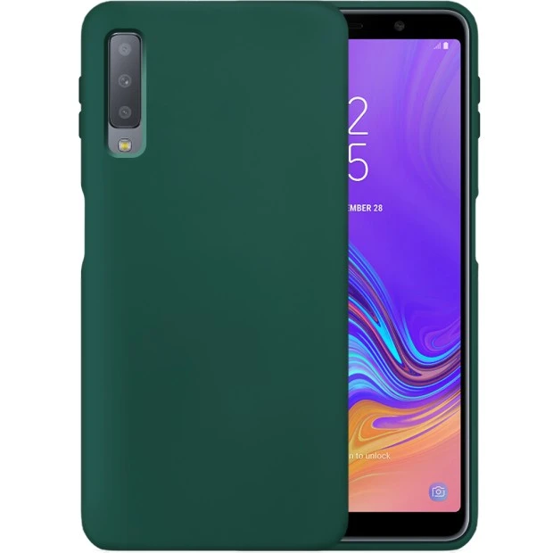 Силикон Original 360 Case Samsung Galaxy A7 A750 (Тёмно-зелёный)