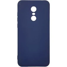 Силіконовий чохол iNavi Color для Xiaomi Redmi 5 (темно-синій)