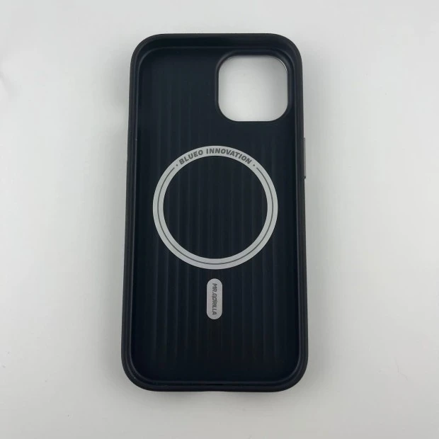 Чохол Blueo Premium Leather MagSafe для Apple iPhone 15 (Чорний)