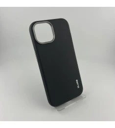 Чохол Blueo Premium Leather MagSafe для Apple iPhone 15 (Чорний)