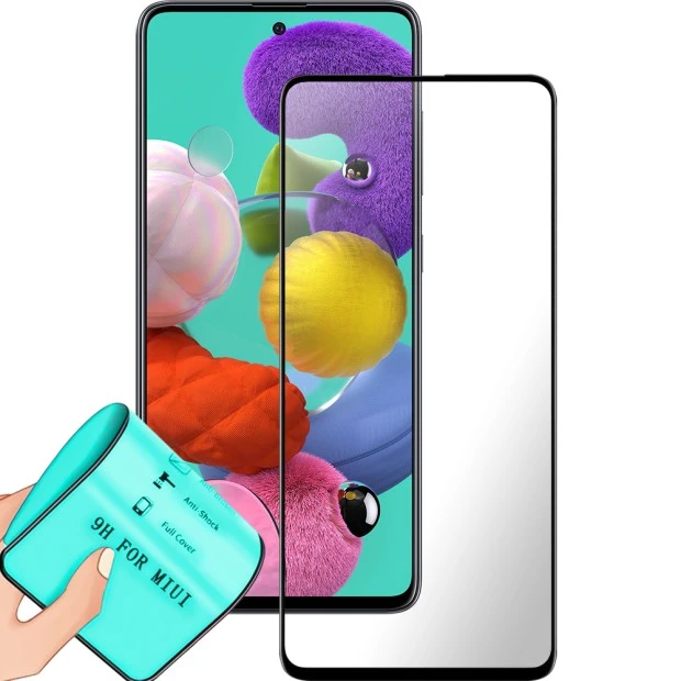 Защитное стекло 5D Ceramic для Samsung Galaxy M31s Black