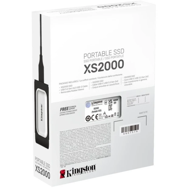 SSD-диск Kingston XS2000 500GB USB3.2  /  Type-C