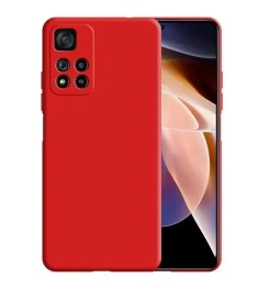 Силикон Original 360 Case Xiaomi Redmi Note 11 Pro (ShutCam) (Красный)