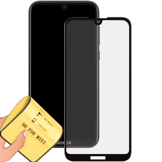 Скло 5D Matte Ceramic Huawei Y5 (2019) / Honor 8S Black