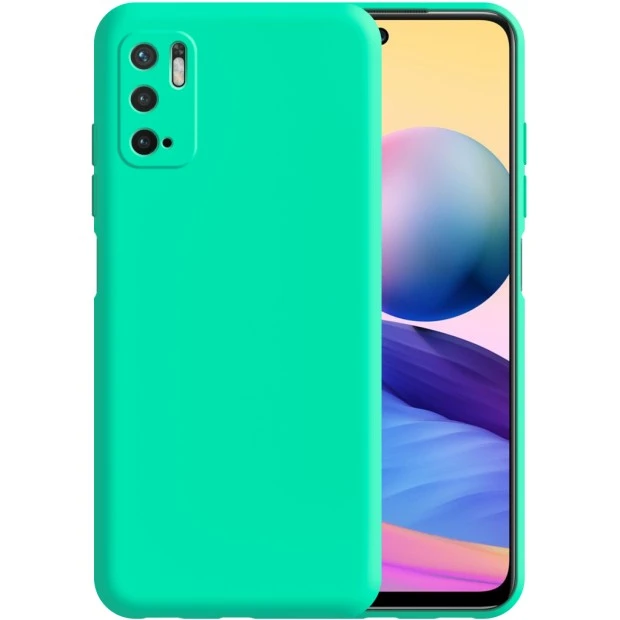 Силикон Original 360 ShutCam Case Xiaomi Redmi Note 10 5G (Бирюзовый)