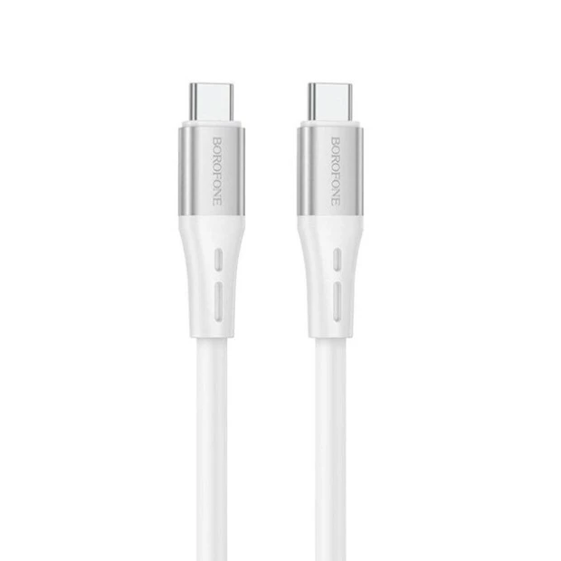 USB-кабель Borofone BX82 (Type-C до Type-C) (60W) (Білий)