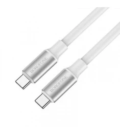 USB-кабель Borofone BX82 (Type-C до Type-C) (60W) (Білий)