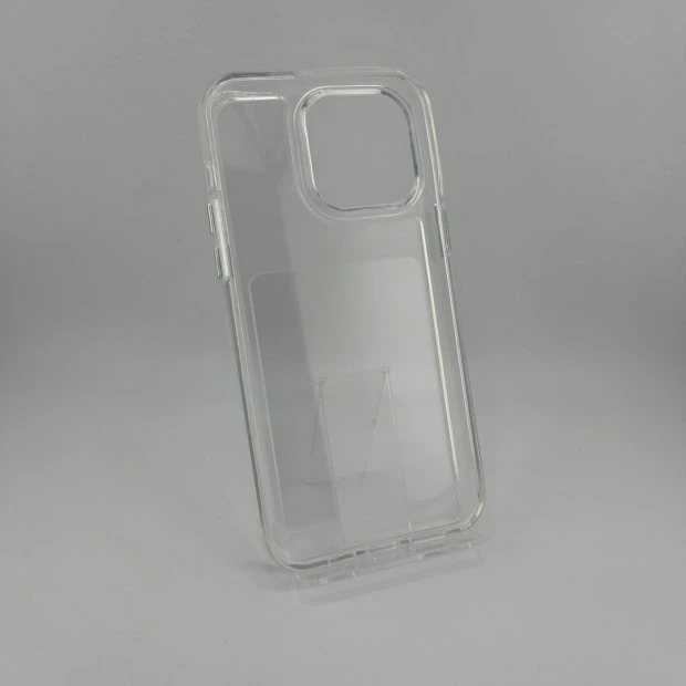 Силіконовий чохол Space Case 3D для Apple iPhone 14 Pro Max (Прозорий)