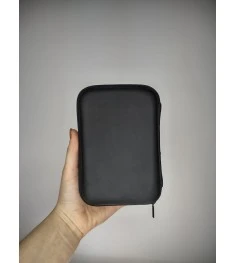 Чехол-органайзер для Powerbank, кабелей и зарядок 15*10*4см (Черный)